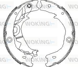 Woking Z454200 - Bremžu loki autodraugiem.lv