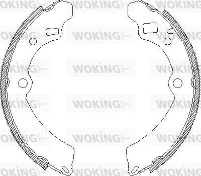 Woking Z4504.00 - Bremžu loki autodraugiem.lv