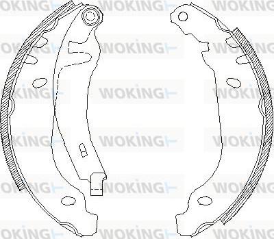 Woking Z4506.01 - Bremžu loki autodraugiem.lv