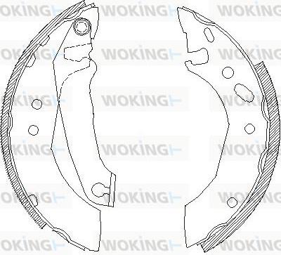 Woking Z4507.00 - Bremžu loki autodraugiem.lv