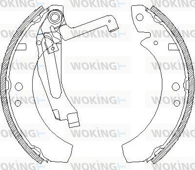 Woking Z4691.00 - Bremžu loki autodraugiem.lv