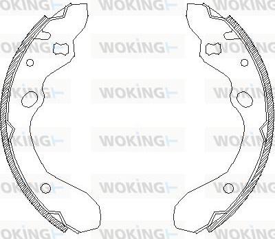 Woking Z4643.00 - Bremžu loki autodraugiem.lv