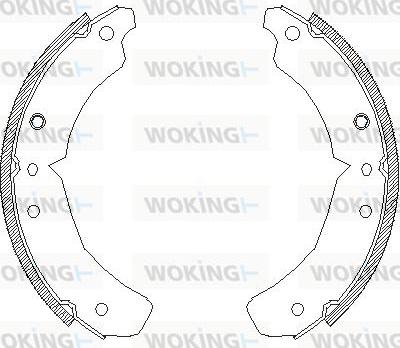 Woking Z4610.00 - Bremžu loki autodraugiem.lv