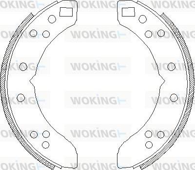 Woking Z4635.00 - Bremžu loki autodraugiem.lv