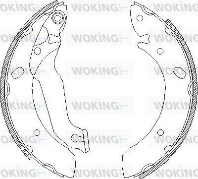 Woking Z4633.00 - Bremžu loki autodraugiem.lv