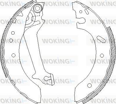 Woking Z4670.00 - Bremžu loki autodraugiem.lv