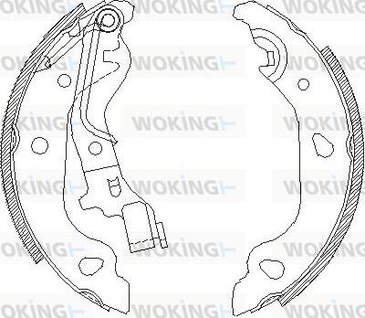 Woking Z4098.00 - Bremžu loki autodraugiem.lv