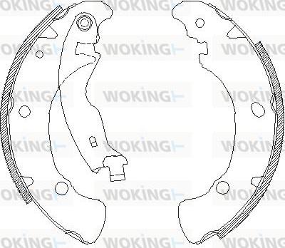 Woking Z4041.00 - Bremžu loki autodraugiem.lv