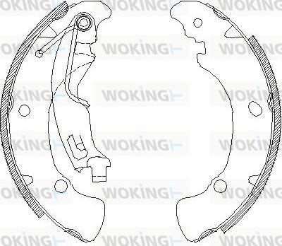 Woking Z4041.01 - Bremžu loki autodraugiem.lv