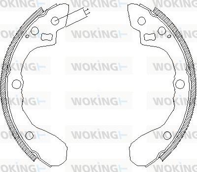 Woking Z4060.00 - Bremžu loki autodraugiem.lv