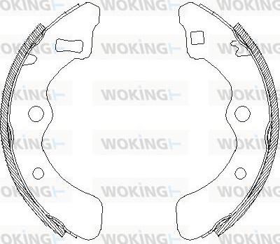 Woking Z4061.00 - Bremžu loki autodraugiem.lv