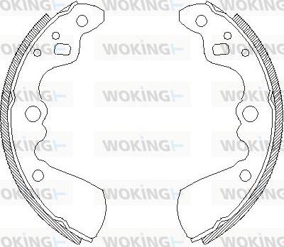 Woking Z4019.00 - Bremžu loki autodraugiem.lv