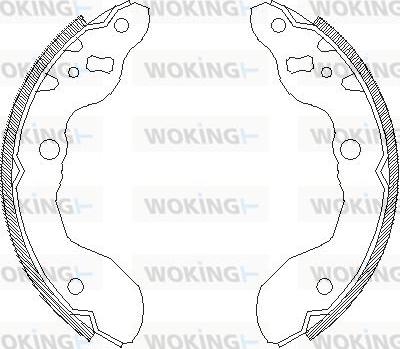 Woking Z4016.00 - Bremžu loki autodraugiem.lv