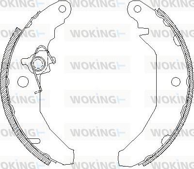 Woking Z4081.00 - Bremžu loki autodraugiem.lv