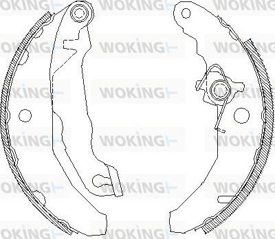 Woking Z4081.01 - Bremžu loki autodraugiem.lv