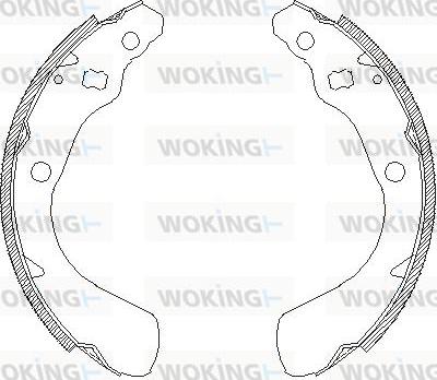 Woking Z4151.00 - Bremžu loki autodraugiem.lv