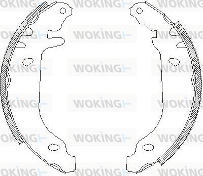 Woking Z4169.00 - Bremžu loki autodraugiem.lv