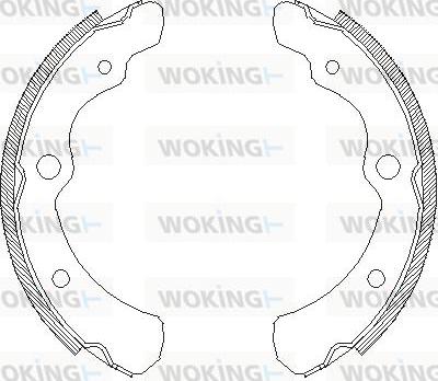 Woking Z4165.00 - Bremžu loki autodraugiem.lv