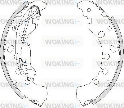 Woking Z4161.00 - Bremžu loki autodraugiem.lv