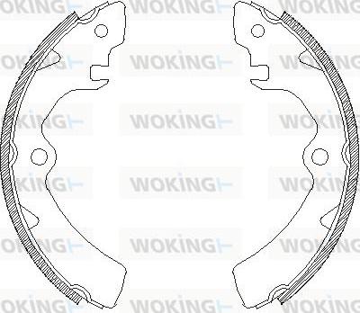 Woking Z4106.00 - Bremžu loki autodraugiem.lv