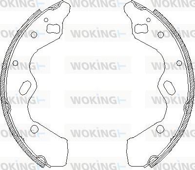 Woking Z4110.00 - Bremžu loki autodraugiem.lv