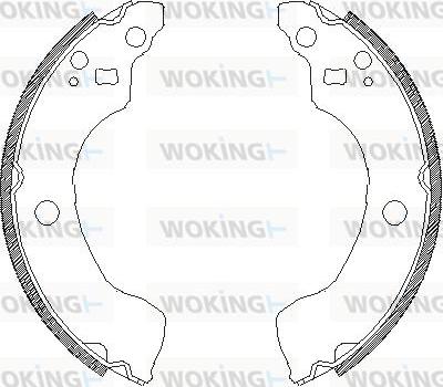 Woking Z4189.00 - Bremžu loki autodraugiem.lv