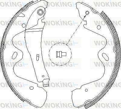 Woking Z4184.00 - Bremžu loki autodraugiem.lv