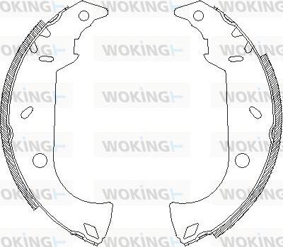 Woking Z4180.00 - Bremžu loki autodraugiem.lv