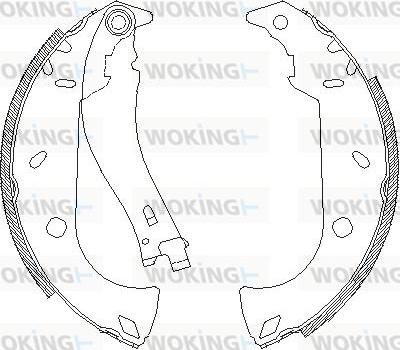 Woking Z4180.01 - Bremžu loki autodraugiem.lv