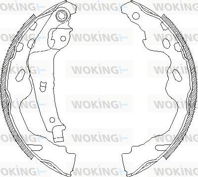 Woking Z4187.00 - Bremžu loki autodraugiem.lv