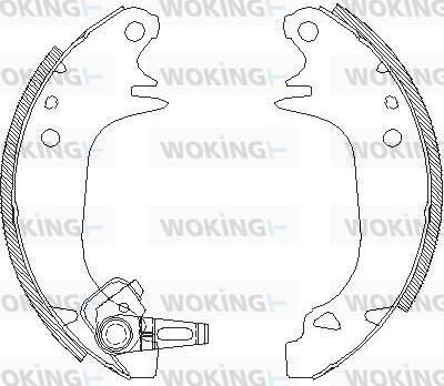 Woking Z4130.00 - Bremžu loki autodraugiem.lv