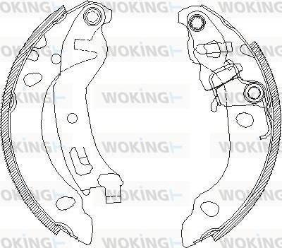 Woking Z4138.01 - Bremžu loki autodraugiem.lv