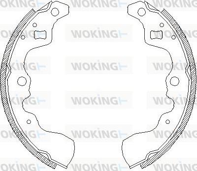 Woking Z4132.00 - Bremžu loki autodraugiem.lv