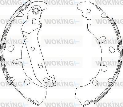 Woking Z4137.00 - Bremžu loki autodraugiem.lv