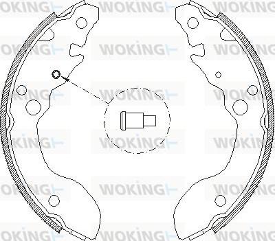 Woking Z4124.00 - Bremžu loki autodraugiem.lv