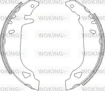 Woking Z4179.00 - Bremžu loki autodraugiem.lv