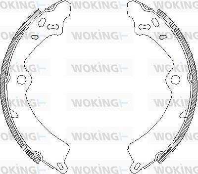 Woking Z4349.00 - Bremžu loki autodraugiem.lv