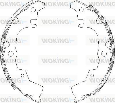 Woking Z4340.00 - Bremžu loki autodraugiem.lv