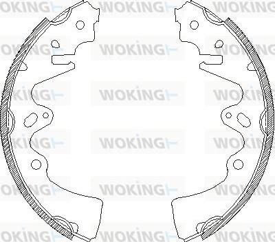 Woking Z4348.00 - Bremžu loki autodraugiem.lv