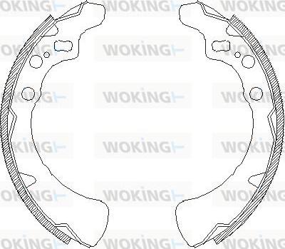 Woking Z4354.00 - Bremžu loki autodraugiem.lv