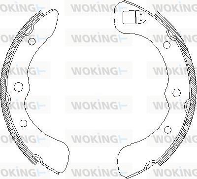 Woking Z4352.00 - Bremžu loki autodraugiem.lv