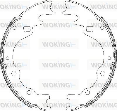 Woking Z4365.00 - Bremžu loki autodraugiem.lv