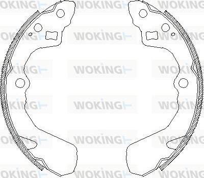 Woking Z4386.00 - Bremžu loki autodraugiem.lv