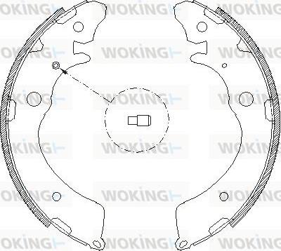 Woking Z4383.00 - Bremžu loki autodraugiem.lv