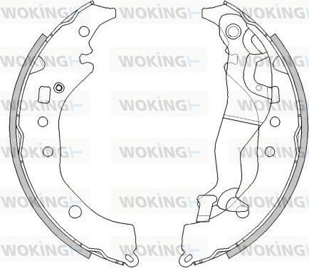 Woking Z4292.01 - Bremžu loki autodraugiem.lv