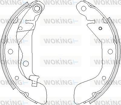 Woking Z4208.00 - Bremžu loki autodraugiem.lv