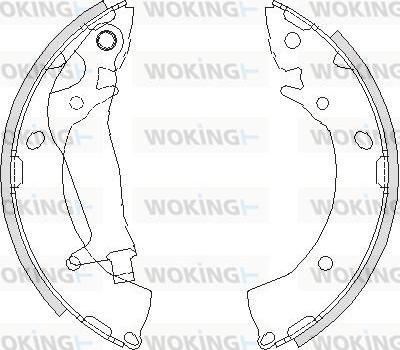 Woking Z4203.00 - Bremžu loki autodraugiem.lv