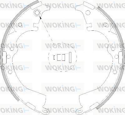 Woking Z4217.00 - Bremžu loki autodraugiem.lv