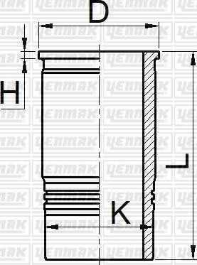 Yenmak 51-06065-000 - Cilindra čaula autodraugiem.lv