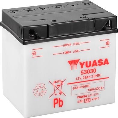 Yuasa 53030 - Startera akumulatoru baterija autodraugiem.lv